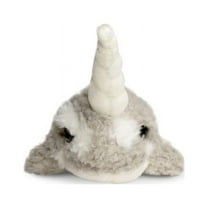 Cute & Cuddly Narwhal 6 Inch Plush | Grey
