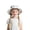 White, variant on shoper UPF 50  Toddler Sun Hat with Adjustable Chin Strap Wide Brim Lightweight Fisherman Cap for Outdoor Beach Play and Summer Activities