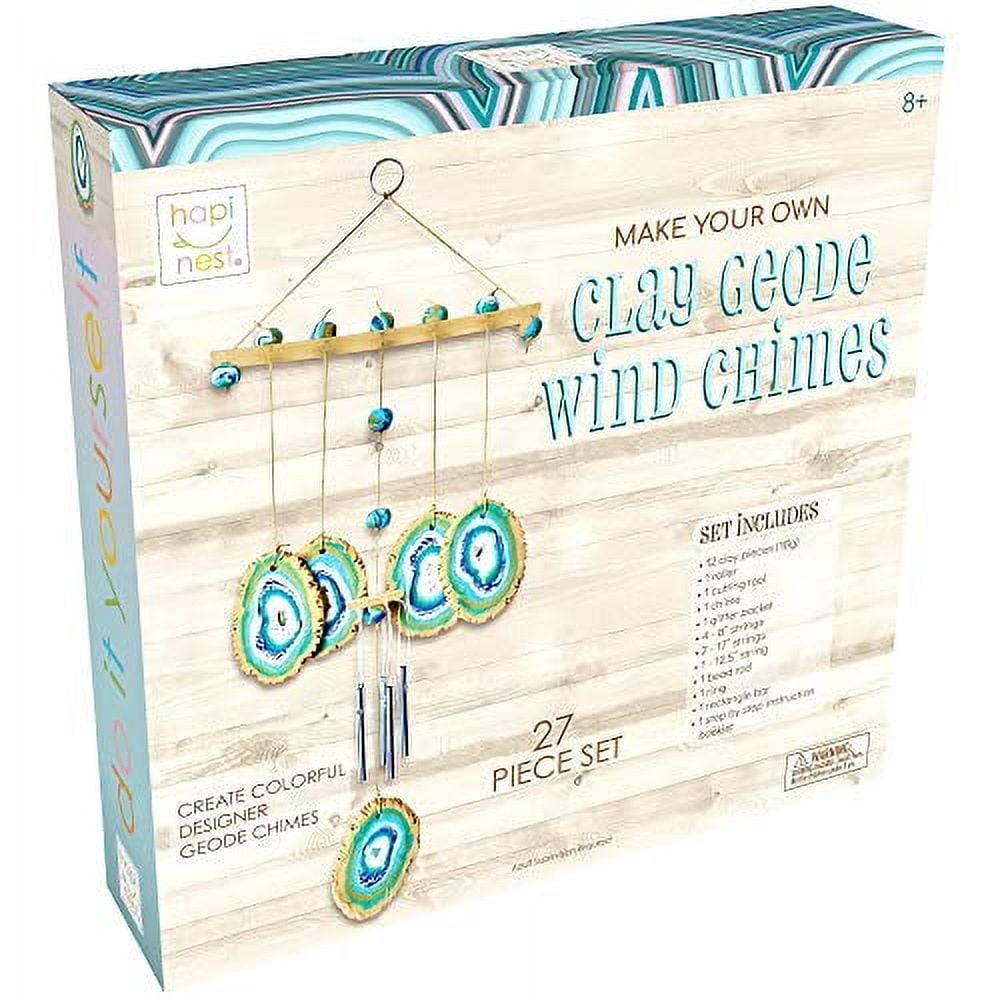 Hapinest Make Your Clay Geode Wind Chime Craft Gift Girls Boys Ages Teen Years up