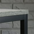 thumbnail image 6 of Sauder North Avenue Narrow Metal Frame Console Table, Faux Concrete Finish, 6 of 9