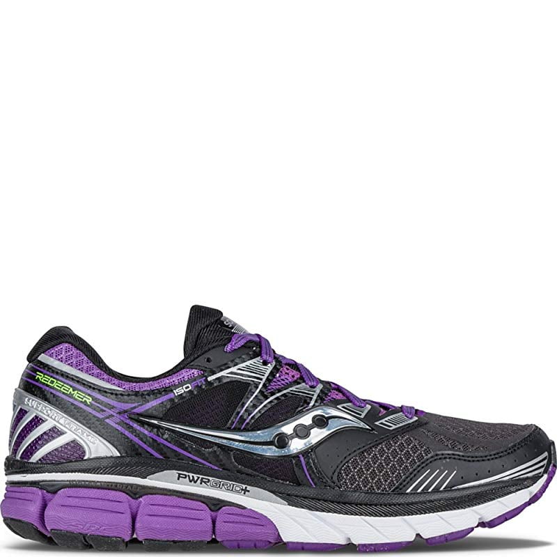 Redeemer Iso Running Shoe, Black/Purple 