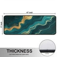 thumbnail image 5 of Kitchen Rugs Sets Of 2,Teal Gold Marble Pattern Anti Fatigue Kitchen Mat Rugs Non Slip Washable,Decorative Kitchen Floor Mats for Kitchen,Sink,Laundry,17"x47"+17"x47", 5 of 5