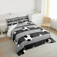 thumbnail image 3 of Castle Fairy Soccer Twin Comforter Sets for Kids Children,Sport Gamer Bedding Set, 3 of 8