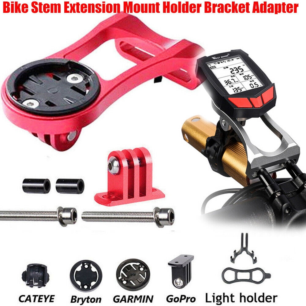 1x Bike Stem Extension Mount Holder Bracket Adapter For GARMIN Edge GoPro GPS EM 