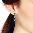thumbnail image 2 of AeraVida Elegant Classic Filigree Abalone Shell Teardrop .925 Silver Post Earrings for Female Anniversary, 2 of 5