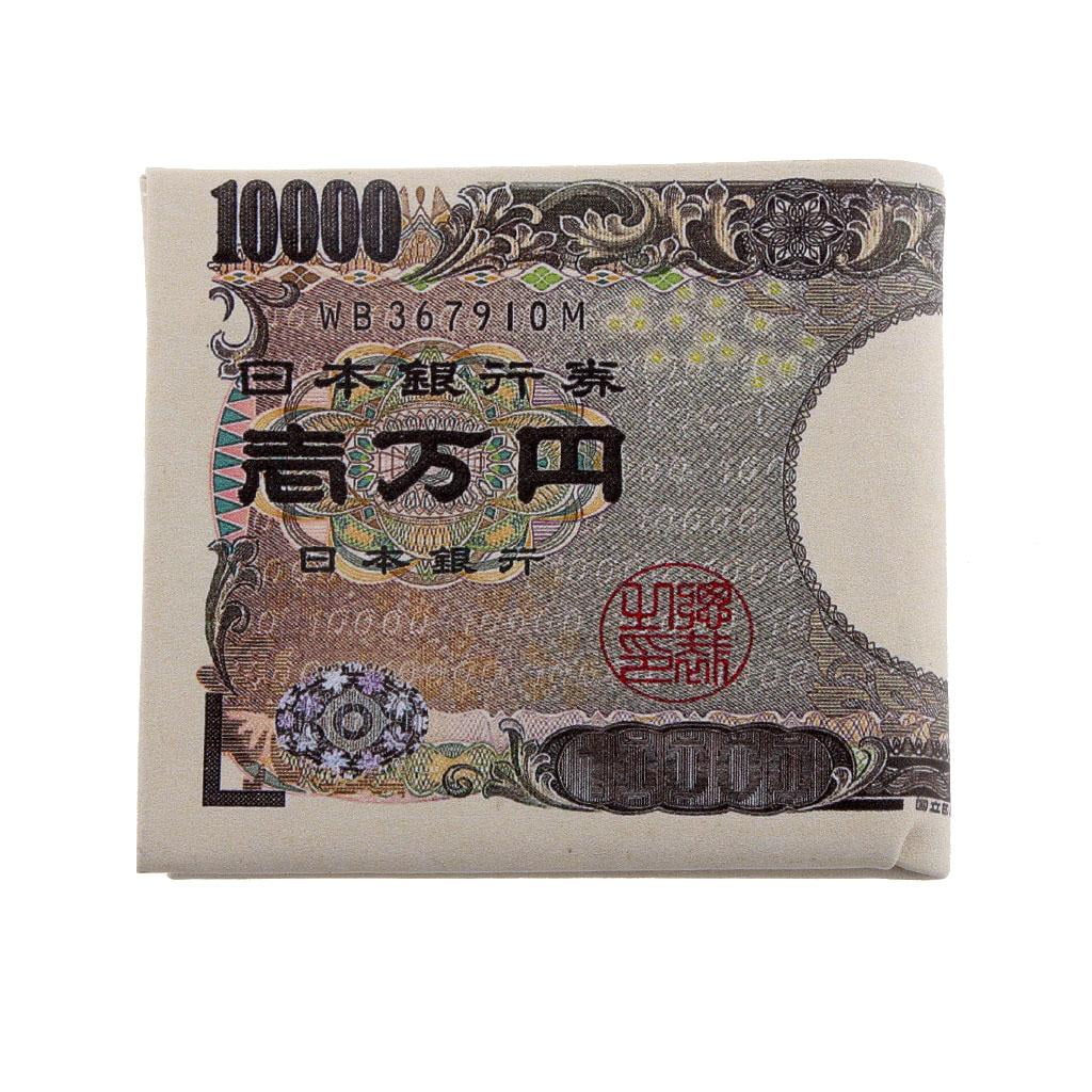 Nouveau cuir JPY 10000 Yen Design Argent Sac à Main Portefeuille Porte-Monnaie Unisexe