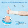 thumbnail image 4 of Cubierta de yeso para brazo de niño para baño de ducha para brazo de herida de cirugía rota, reutilizable para mantener seco el vendaje JAMW Sencillez, 4 of 5