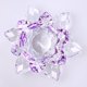 thumbnail image 2 of Flor de loto de cristal, diámetro 100 mm, para decoración del hogar, regalo ideal para cumpleaños, fiestas (púrpura) Sincero Electrónica, 2 of 5