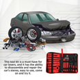 thumbnail image 1 of 19pcs Auto Car o Radio Interior Door Panel DIY Plastic Demolition Installation Pry Tool Repair Hand Tools Kit Screwdriver Keys Pliers Remover, 1 of 4