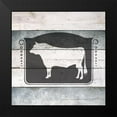 thumbnail image 2 of Bailey, Ann 15x15 Black Modern Framed Museum Art Print Titled - Farm Fresh Beef 2, 2 of 5