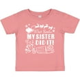 thumbnail image 3 of Inktastic Dear Santa, My Sister Did It Funny Christmas Boys or Girls Baby T-Shirt, 3 of 5