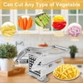 thumbnail image 4 of HLONK Coupe-Frites en Acier Inoxydable, Hachoir à Pommes de Terre avec Poignée, Trancheuse de Pommes de Terre Réutilisable, Coupe-Frites avec 36 / 64 Trous, Lames Carrées, Lavable au Lave-Vaisselle, Machine pour la Maison et la Cuisine, Pomme de Terre, 4 of 10