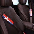 thumbnail image 3 of Chririnla Union Jack Print Car Seat Belt Pads Cover 2 Pack Auto Seatbelt Covers Breathable Non-Slip Suitable for Truck Van, 3 of 8