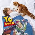 thumbnail image 2 of Toy Story anti-pilling, suave, ligera, esponjosa y acogedora de lujo para hogar y cocina – Perfecta para niños y adultos,120x80cm, 2 of 6