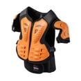 thumbnail image 2 of Traje de motocicleta para niños, chaleco de protección corporal, accesorios transpirables, equipo de conducción fácil de usar para motocross y Naranja, 2 of 8