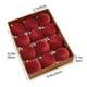 thumbnail image 3 of 12 bolas navideñas de terciopelo flocadas, adornos navideños de plástico, adornos colgantes decorativos para árbol de Navidad, decoración de 3,15 pulgadas, 3 of 5