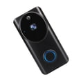 thumbnail image 1 of Cateissary HD 1080P Smart WiFi Video Timbre Cámara Intercomunicador visual IP Timbre de puerta Inalámbrico Cámara de seguridad para el Electrodomésticos Negro timbre de la puerta Cateissary HA005269-01, 1 of 6
