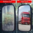 thumbnail image 4 of 2Ps Rainproof Car Truck Rearview Mirror Sticker Anti-Fog Protective Film 35*16cm, 4 of 7