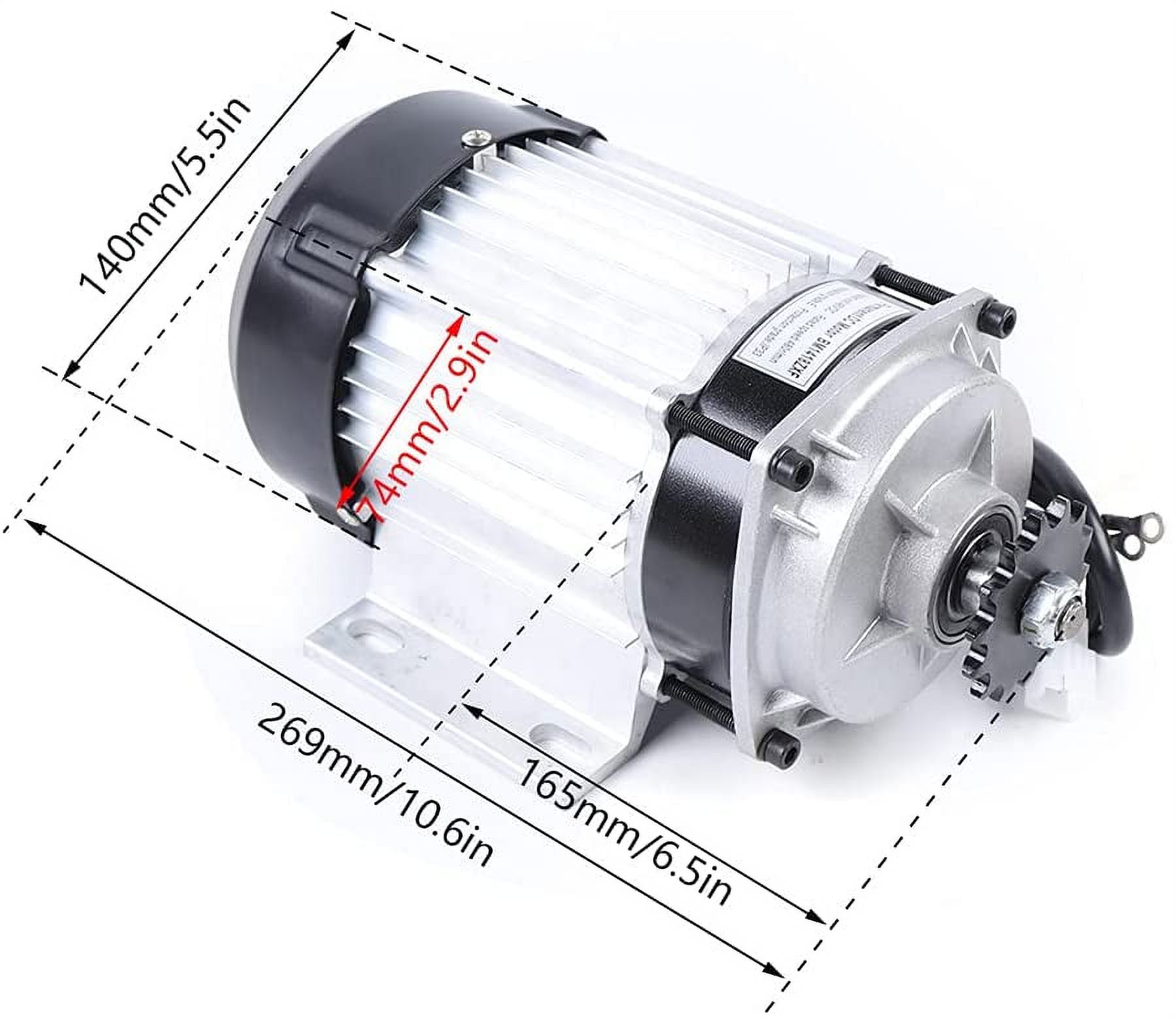 FETCOI 750W 500W 48V Electric Motor for Bicycle Brushless Motor E-Bike E-Tricycle Kit