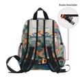 thumbnail image 5 of FORMRS School Backpack with Front Zippered Pocket 12" Student Travel Daypack, Green Goldfish, 5 of 6