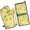 Lemon, variant on Lemon Kitchen Oven Mitt and Pot Holder Sets 2 Pcs for Baking, Cooking and Grilling, Heat Resistant Up To 392 °F