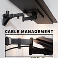thumbnail image 4 of VIVO Steel Universal Full Motion Pole Mount, 26 Inch Keyboard and Mouse Tray, 4 of 8