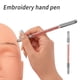 thumbnail image 5 of Seitruly 2 uds pluma de Manual de doble cristal acrílico accesorios de doble cabeza bolígrafos herramientas redondas de maquillaje Suministros de Rojo, 5 of 6