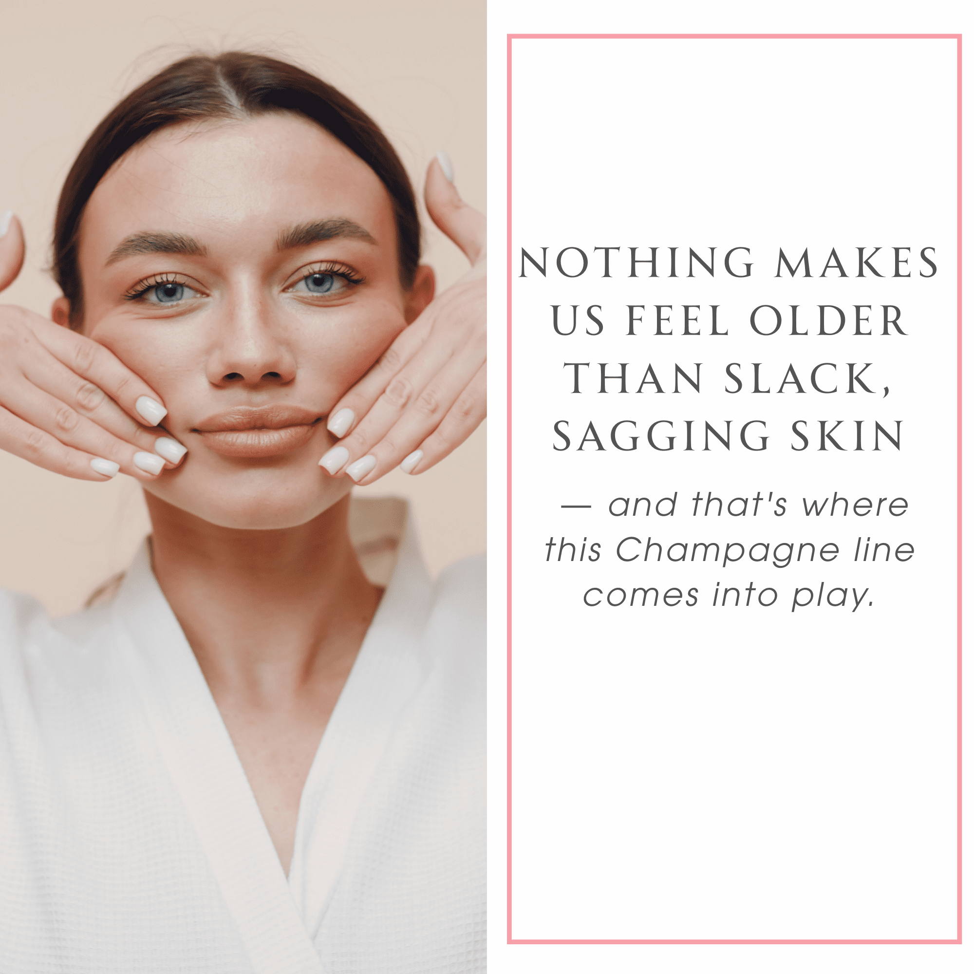 Consult Beaute - Champagne Lift Face Firming Treatment Pads - Rejuvenate Sagging Skin - Exfoliates and Smoothes Lines Wrinkles - Peptides, Glycolic Acid, Caviar Extract - Pre-Soaked Disc - 60 Count