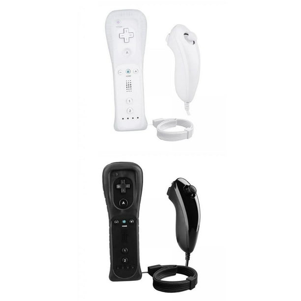 Combo de Controlador de Gestos y Joystick Nunchuck de 8 Piezas Nintendo Wii Wii U Sunnimix Joystick del controlador