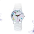 thumbnail image 4 of EeaseMX 1 reloj de cuarzo para niños, reloj de pulsera creativo para aprender el tiempo, reloj para estudiantes (blanco), 4 of 7