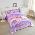 thumbnail image 3 of YST Unicorn Comforter Set for Girls King Size Cute Unicorn Comforter Cute Bedding, 3 of 5