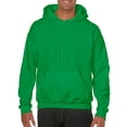 thumbnail image 1 of Gildan Mens Heavy Blend Hooded Sweatshirt, XL, Irish Green, 1 of 2