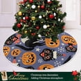 thumbnail image 6 of FMSHPON Halloween Pumpkins Xmas Christmas Tree Skirt Stand Mat for Holiday Party Decoration Indoor Outdoor 36 inches, 6 of 6