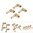 thumbnail image 4 of Roulements de Roue de Remorque L44610 Relais Externe en Laiton 4Pcs Laiton Filetage Mâle Coude Tuyau Queue Raccord de Barb G1 4" 6Mm, 4 of 8