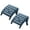 Navy, variant on SERWALL HDPE Outdoor Ottoman,Patio Folding Footstool for Adirondack Chairs,Navy