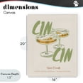 thumbnail image 4 of Stupell Industries Eclectic Cin Cin Amalfi Cocktail Canvas Art, 16 x 20, by The Prints Vibe, 4 of 8