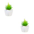 thumbnail image 1 of Plantas artificiales Bearachild suculentas Mini bonsai decorativas en maceta hogar jardín fiesta, 1 of 6