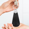 thumbnail image 1 of OULII Práctico Sujeta Negro De Cuero Con Llavero Para Facilitar Y Evitar Molestias, 1 of 8