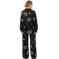 thumbnail image 2 of Xixirimido Cocmic Moon Stars Starry Night Print Women's Sweatsuits 2 Piece Outfit Fall Fashion Airport Lounge Sets Long Sleeve Sweatshirt Wide Leg Sweatpants Plus Size Tracksuit, X-Small, 2 of 7