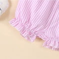 thumbnail image 5 of Ccpelsie Girls Summer Toddler Outfits Sleeveless Top + Cuffed Shorts 2 Piece Casual Set(A01-Pink,3-6 Months), 5 of 6