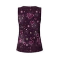thumbnail image 5 of Easygdp Snowflakes and Hearts Women's Workout Tank Top, Running Top, Hiking Shirt, Quick-Dry for Running, Yoga, Hiking - XX-Large, 5 of 9