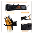 thumbnail image 5 of Tool Storage Rack with 6 Assorted Hooks and Large Mesh Basket for Sports Gear, Utilities -Wall Mount Garage Storage Organizer, 5 of 6