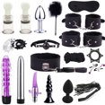 thumbnail image 1 of 21 unids/set juguetes sexuales para adultos con esposas látigo consolador vibrador anal yeacher Herramientas vivas, 1 of 7