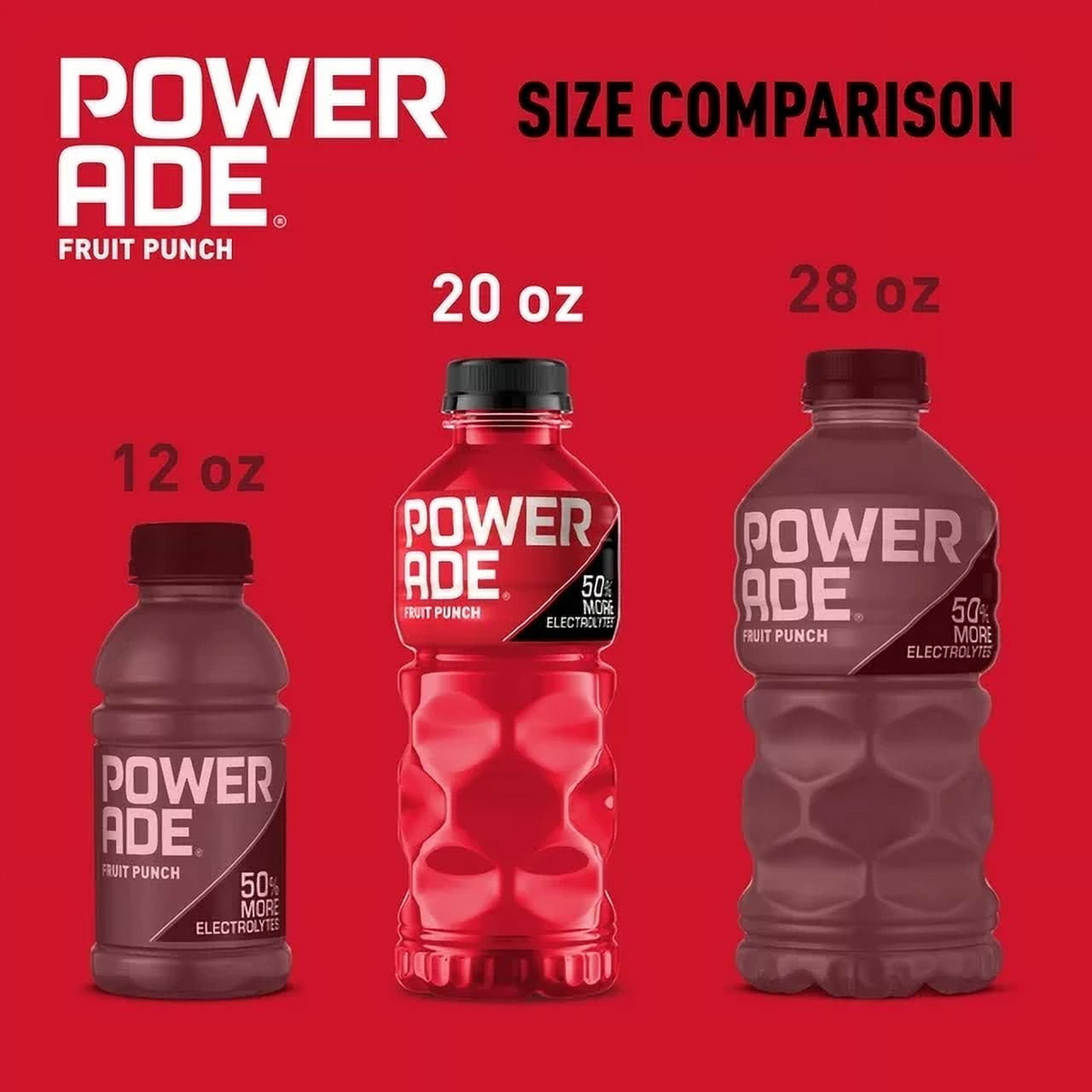 POWERADE Fruit Punch, 20 Oz Bottle