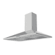 thumbnail image 1 of Campana decorativa de pared de 90 cm (36 pulgadas) IHD  CH Tulum 90 en acero inoxidable y diseño piramidal de pared, 1 of 11