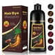 thumbnail image 1 of Champú para teñir el cabello iemokoda, marrón oscuro, 100% cobertura gris, 500 ml, 1 of 6