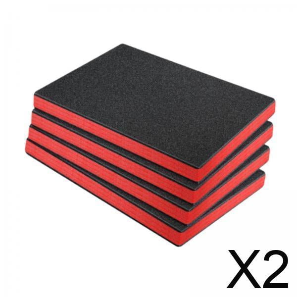2x4 Insertos De Espuma Para Caja De Herramientas, Prácticos Para Almacenamiento, Sobremesa, Miniaturas, Transporte, 40 Cm X 33 Cm X 2,5 Cm