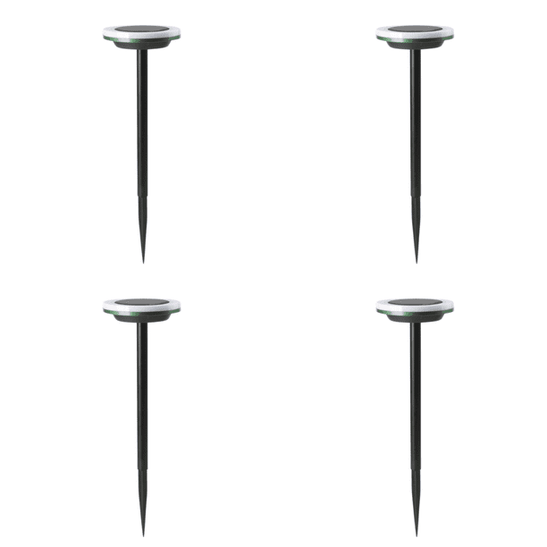 Lámpara Decorativa para Césped 12LED Sensor Decorativa para Jardín (blanco)