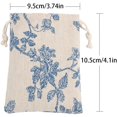 thumbnail image 4 of kilofly 20 pc Chinese Jewelry Bag Coin Purse Floral Print Drawstring Gift Pouch, 4 of 5