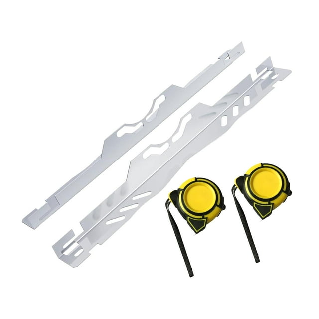 Colaxi 2 Pcs Outil d'Alignement des Roues Plaque d'Alignement des Orteils Plaques pour Camion avec Ruban